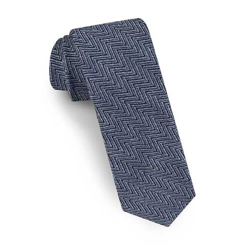 Chevron Silk & Linen Ti
