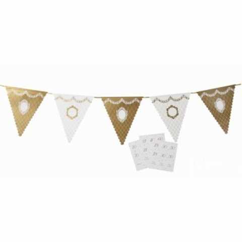 パーティーバナー ゴールド シール付 カスタム