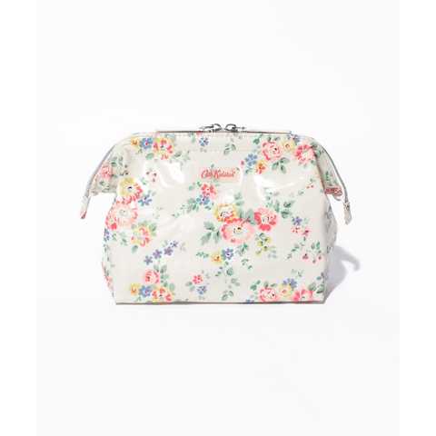 Cath Kidston　キャスキッドソン　フレーム　コスメバッグ　ブリーチドフラワー