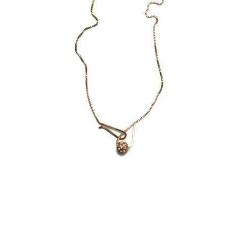 フック スパークル ネックレス / Hooked Sparkle Necklace N444