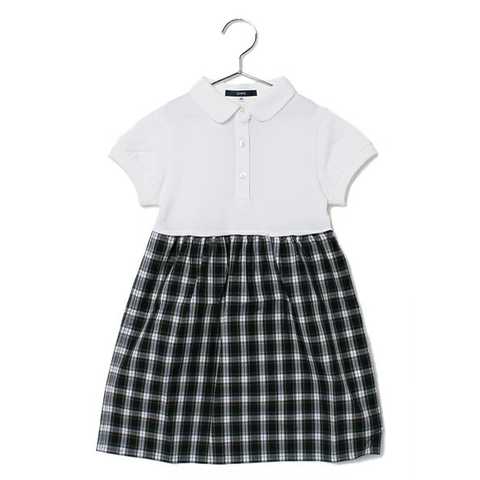 SHIPS KIDS:カノコ ポロ ワンピース(kids)
