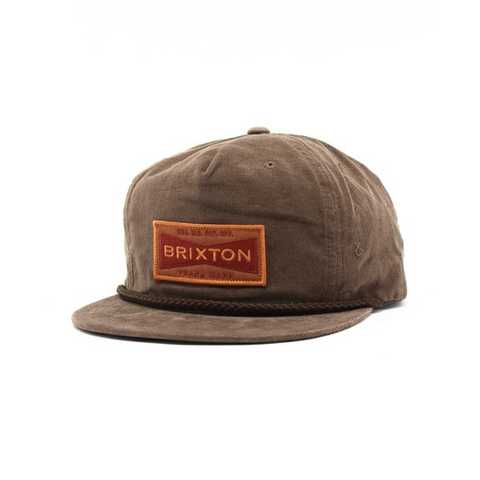 BRIXTON SNAPBACK CAP FUEL BROWN