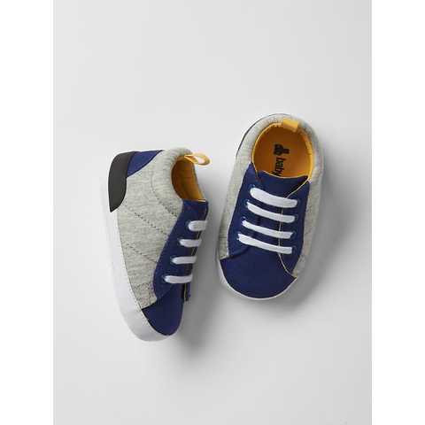 Colorblock slip-on sneakers