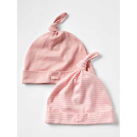 Favorite pink knot hat (2-pack)