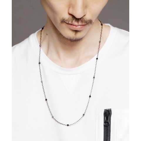 Genri/ゲンリ/MADE IN JAPAN/日本製/【spitz】/CHAIN×STONE LONG NECKLACE