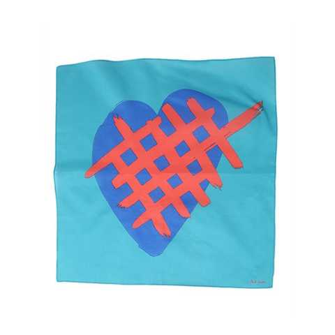 “HEART COLLECTION” PRINT HANDKERCHIEF/ 160884 HANK