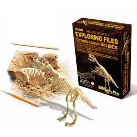 ティラノ ザウルス 骨格 標本 化石 発掘 キット t-rex 恐竜