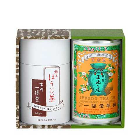 煎茶/正池の尾（179g）・極上ほうじ茶（60g） 中缶箱
