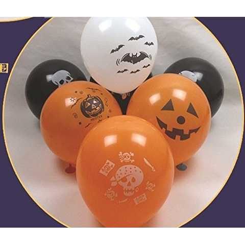 MUYI 　Halloweenシリーズ　　多彩な風船　　約100個　　30cm