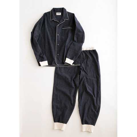 【16AW】"rib me"pajama(DENIM)【ユニセックス】
