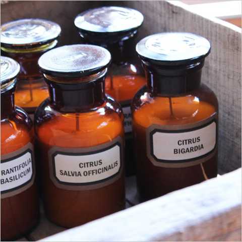 plain&simple APOTHECARY CANDLE　greentea