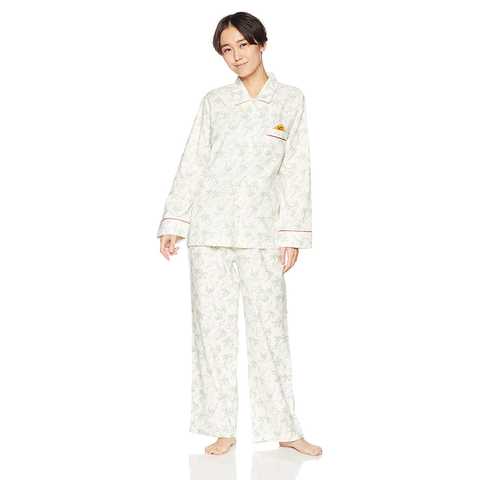 【両面起毛で肌にふんわりあたたかい】両面起毛フランネルシャツパジャマ 1022982 レディース