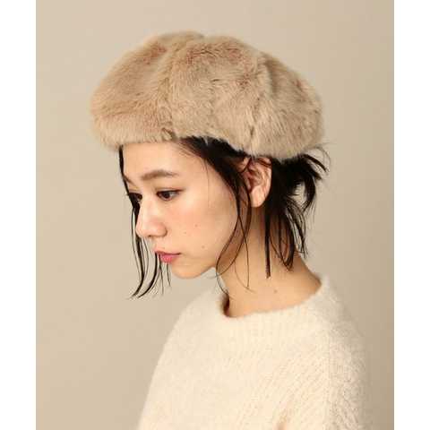 【WEB店舗限定】モコモコベレー帽/ aeBFC モコモコ BRT