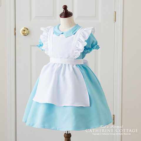 子供用 コスプレ 衣装 アリス コスチュームセット[ワンピース/エプロン]