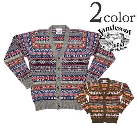 フェアアイル カーディガン/FAIR ISLE CARDIGAN