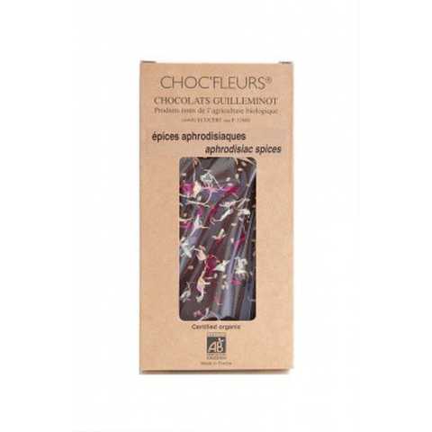 CHOC'FLEURS　花チョコレート"アフロディーテのスパイス"(100g)[フランス・サントル圏]