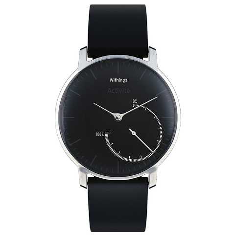 Withings スマートウォッチ Activité Steel ブラック 【日本正規代理店品】
