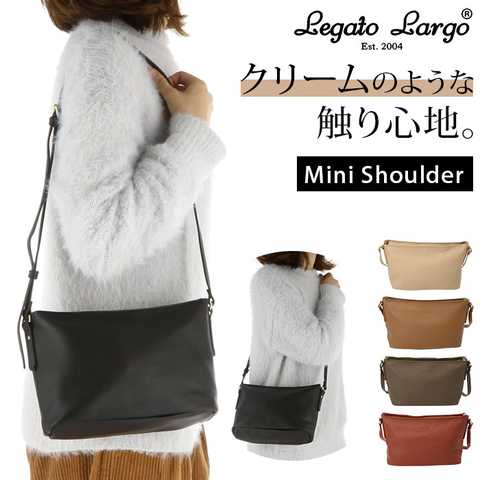 Legato Largo｜ クリームタッチPU ミニショルダー LG-D1071