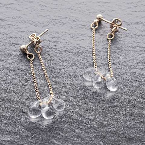 HARIO Lampwork Factory ハリオランプワークファクトリー ピアス リトルティアーズ NR-00819