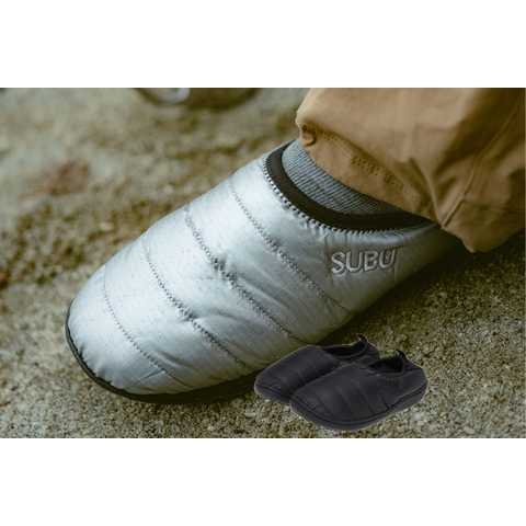 SUBUpackble スブ スブパッカブル レディース 外履き スリッパ  ブラック