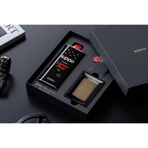 名入れ ZIPPO ジッポー ライター[オイル小缶]/フリント/保証書/専用ボックス