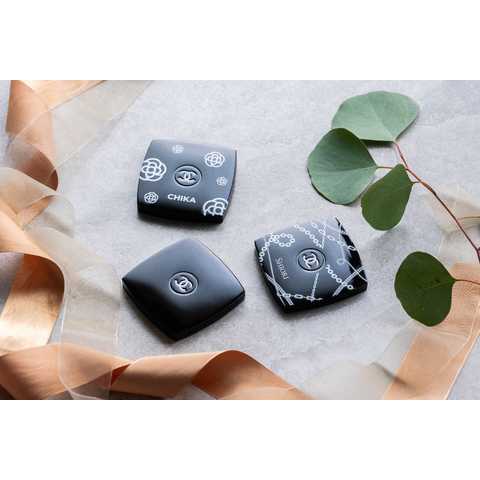 【リーガルチェックにより】CHANEL シャネル コンパクトミラー [CHANELギフトバッグ付き]【エレガント名入れ】