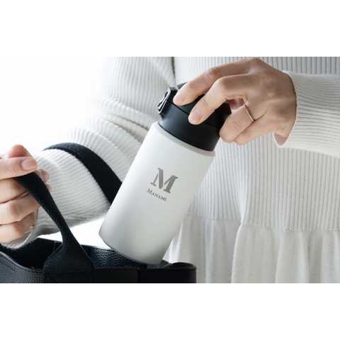名入れ ワンタッチ サーモステンレスボトル350m