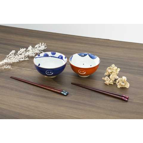 名入れ 夫婦箸＆茶碗セット [有田焼]