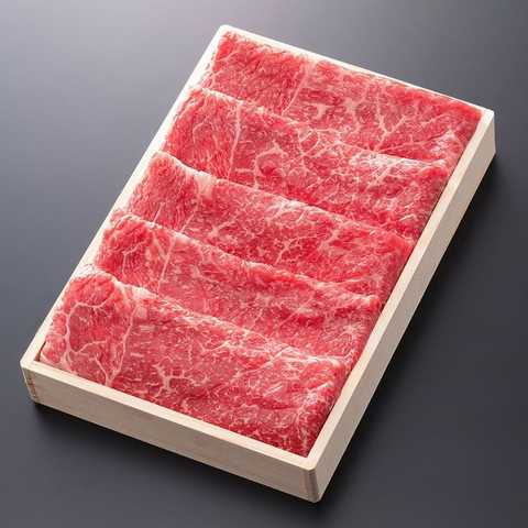 松阪牛すき焼き肉 (肩・モモ・バラ) 700ｇ　贈答用木箱入りギフト
