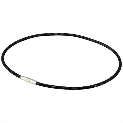 ファイテン RAKUWA磁気チタンネックレス メタルトップ 0214TG619553（ブラック/シルバー）