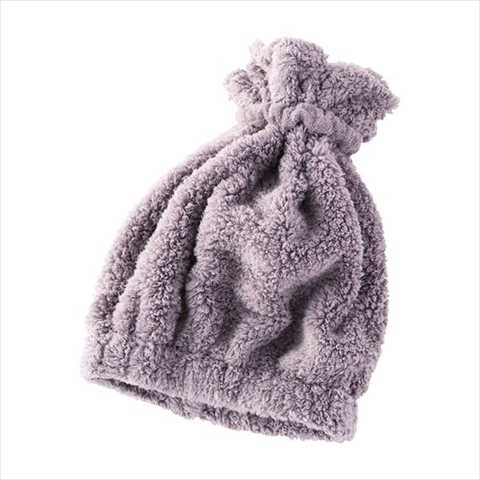 UCHINO TOWEL GALLERY とってもよく吸う「ごくふわ」ヘアーキャップ グレー RC36125DGY