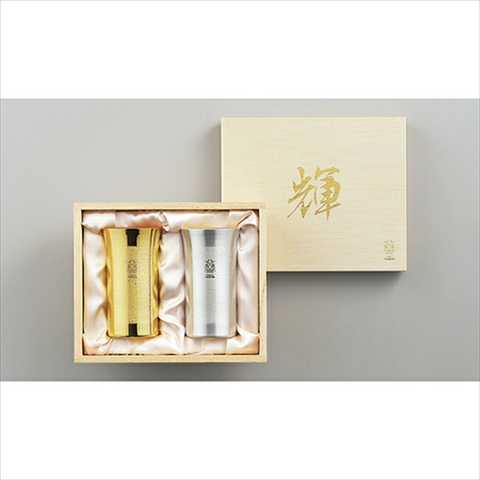 「輝」純銅銘酒器 金・銀 2pcセット KG-17