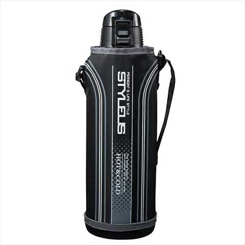 「スタイラス」スポーツマグ1.5ℓ ポーチ付 F-2679・ブラック