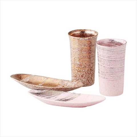 陶悦窯 雅刷毛 ひとときセット  KG02-04