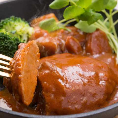 ハンバーグ 野菜入り デミグラスハンバーグ 3個