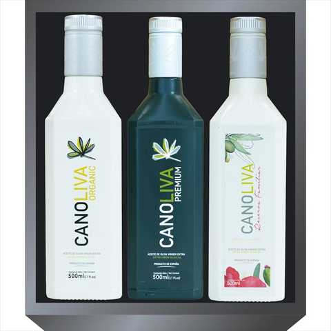 CANOLIVA　500mlオリーブオイル3本セット（ORGANIC・PREMIUM・FAMILIAR) EVOO-15000