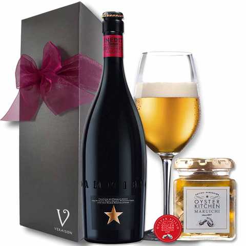 INEDITビール750ml 1本＆牡蠣1個のギフト