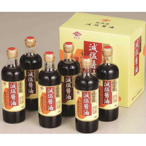 長崎　チョーコー醤油　減塩醤油 500ml×6本