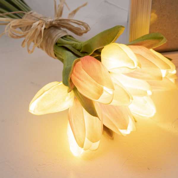 花瓶付 チューリップブーケ LEDライト