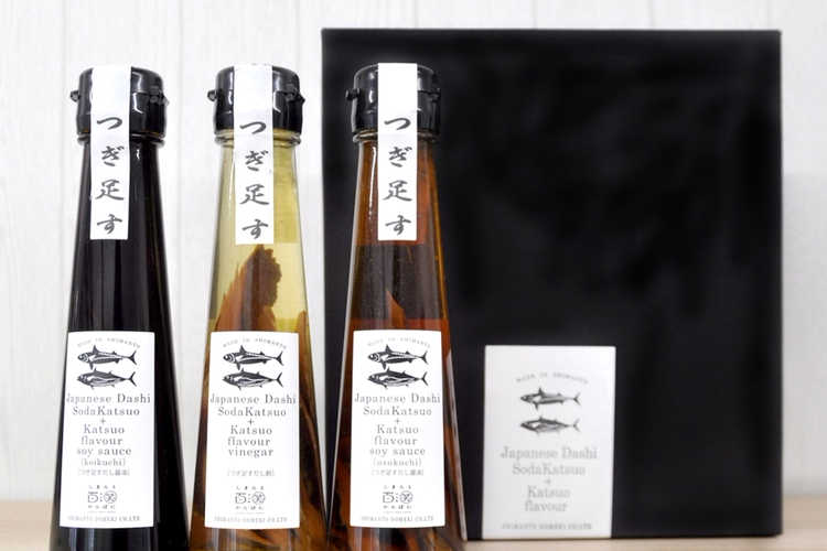 つぎ足す鰹だし3本セット［だし醤油/濃口・淡口　だし酢］ | ラッピング