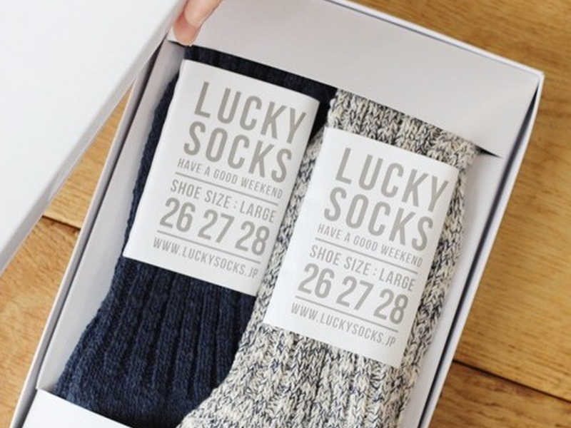 なんでもいい”が“特別”に。LUCKY SOCKSのラッキーなきっかけギフト